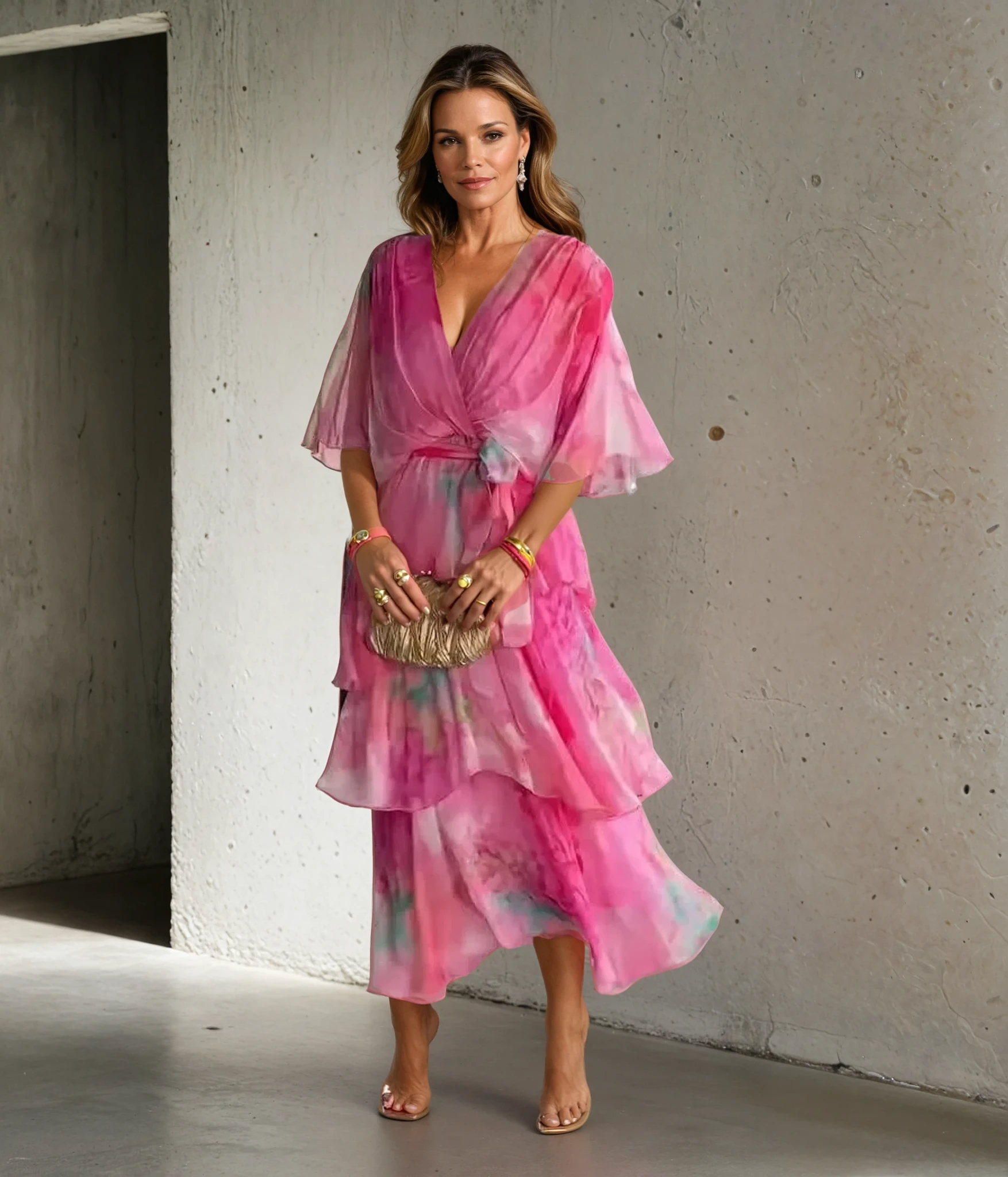 Estela® | Vestido Floral en Capas