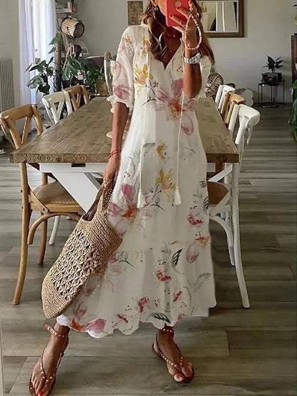 Aitana® | Vestido Boho con Cobertura de Barriga