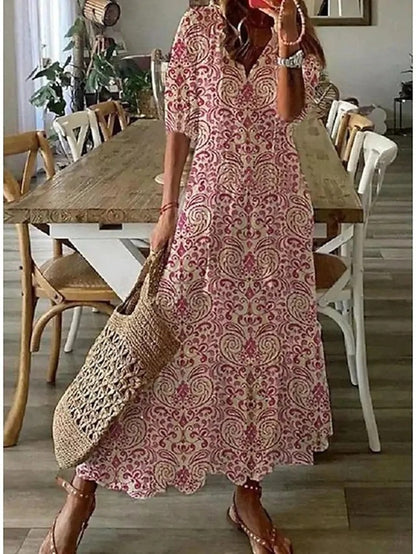 Aitana® | Vestido Boho con Cobertura de Barriga